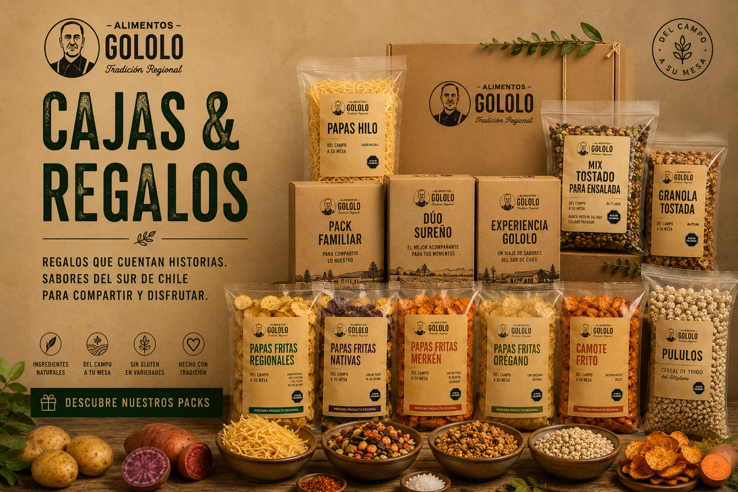 Packs Gololo - Pack Mesa
